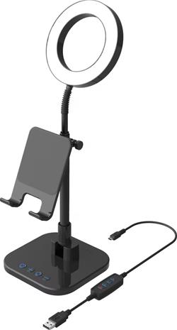 Digipower Success Mobile Holder w. 6" Ringlight -valaisin
