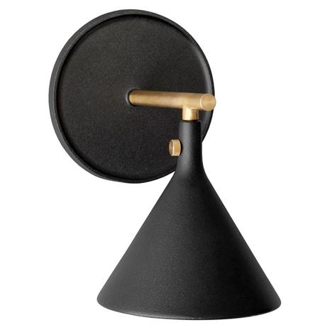 Audo Copenhagen - Cast Sconce Seinävalaisin IP44 Musta