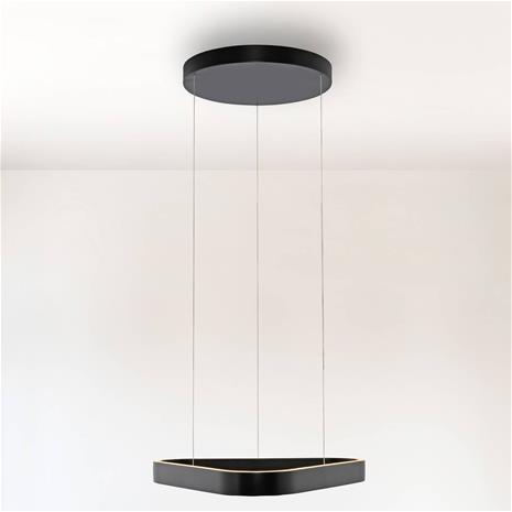 Paul Neuhaus LED-riippuvalaisin Q-Stretto, musta, 60 cm