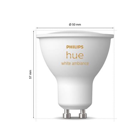 Hue White Ambiance GU10 400lm 3-pack