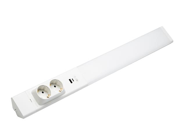 Työpistevalaisin USB-porteilla 60cm – kuva 2/2