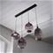 OSRAM riippuvalo Decor Needle Linear, harmaa, teräs, 4-lamppuinen E27 – kuva 1