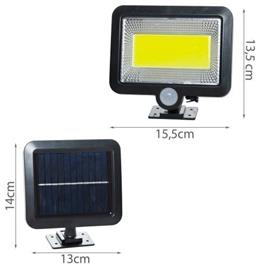 Aurinkokennovalaisin seinään - LED