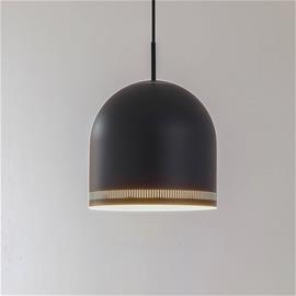 NOLA Oura-riippuvalaisin, Ø 25 cm, musta, rauta, E27