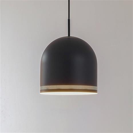 NOLA Oura-riippuvalaisin, Ø 25 cm, musta, rauta, E27