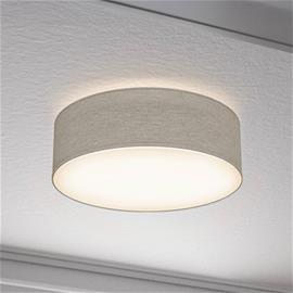Kattovalaisin Litora, taupe, Ø 30 cm, tekstiili, E27