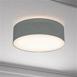 Kattovalaisin Litora, harmaa, Ø 30 cm, tekstiili, E27