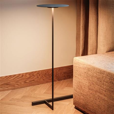 Vibia Flat LED-lattiavalo 96 cm harmaa L1, himmennettävä