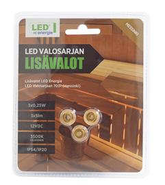 LED ENERGIE 3KPL HOPEA LISä?L LED SARJAAN