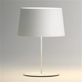 Vibia Warm 4901 pöytävalaisin, Ø 42 cm, valkoinen