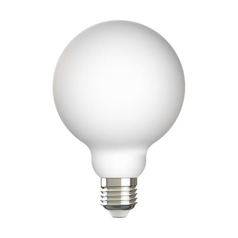 Arcchio LED-lamppu, E27, G95, 7 W, 2700 K, posliini – kuva 1/2