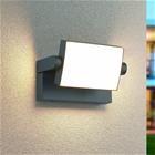 LED-ulkoseinävalaisin KANSAS, antrasiitti, leveys 20 cm, IP54