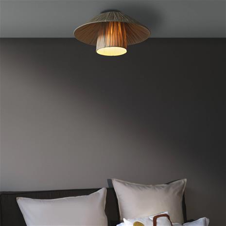 OSRAM kattovalaisin Decor Bamboo Paper Hut Ø 40 cm, bambu E27 – kuva 1/1
