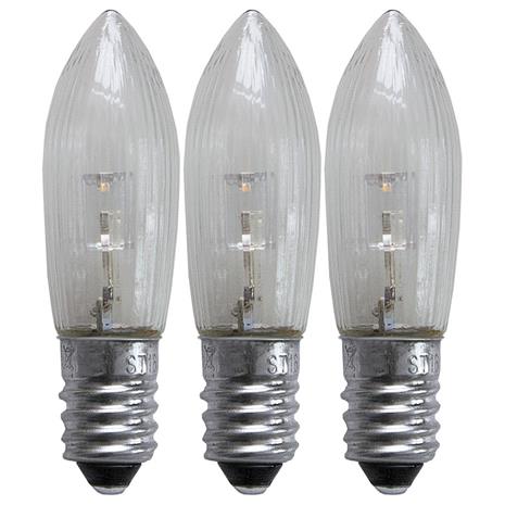 LED-vaihtolamppu E10 0,2W 2,100K 3-pack 3-pack – kuva 1/1