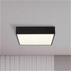 Kylpyhuoneen LED-kattolamppu Zeus, musta, pituus 30 cm, metalli