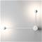 Vibia Pin - 2-lamppuinen LED-seinävalaisin, valkoinen – kuva 1