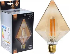 Led lamp tip diamond edison