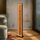 LED-lattiavalo Kalea, korkeus 120 cm, puunvärinen, puu