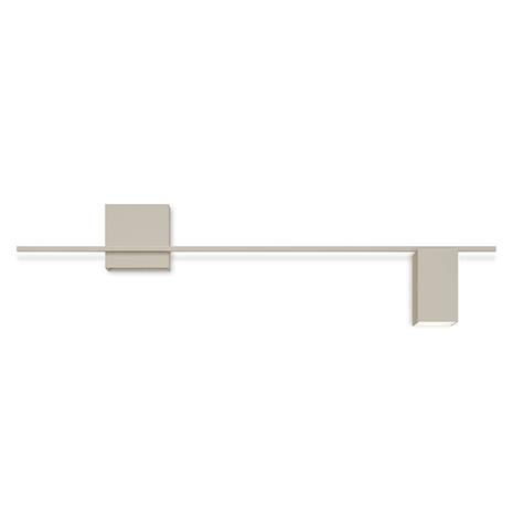 Vibia Structural 2610 LED-seinävalaisin, vaaleanharmaa