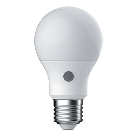MEGAMAN E27 LED-lamppu, 7,3 W, 2700 K, anturi