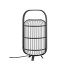 Lucande terassivalaisin Basket, musta, 64 cm, IP44