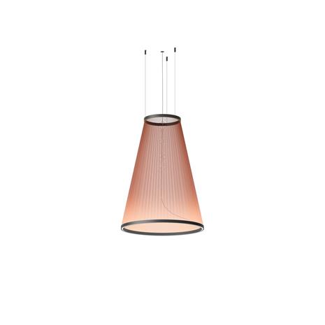 Vibia LED-riippuvalaisin ARRAY punaruskea 110 x 83 cm kartio 927 himmennettävä – kuva 1/1