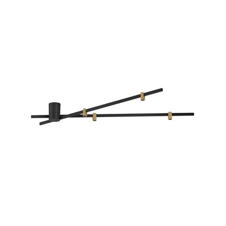 WEVER & DUCRÉ LED-lamppu Trace Spin 1.0 musta/beige 927 – kuva 1/1