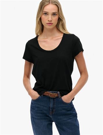 Superdry Studios Scoop Neck Tee - White - 16