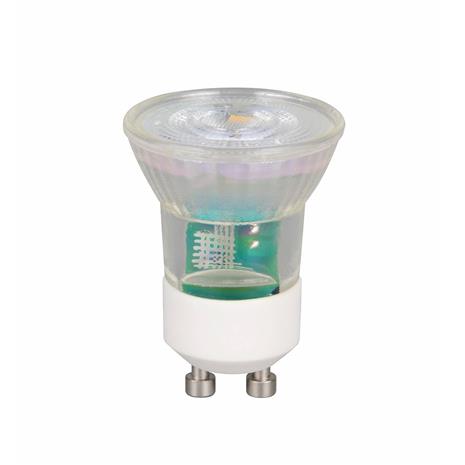 LED-heijastinlamppu mini, GU10, 4 W, 4 000 K, läpinäkyvä, himmennettävä