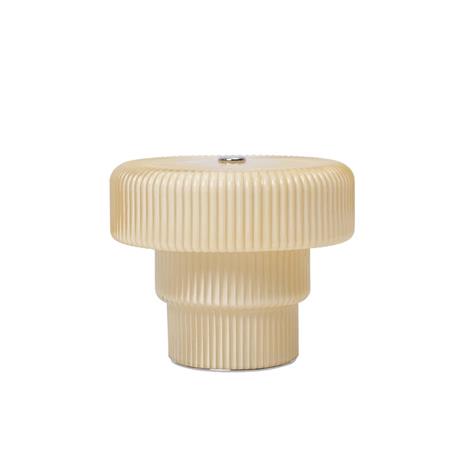 Ferm Living Ripple portaattilamppu 10 cm Kaura