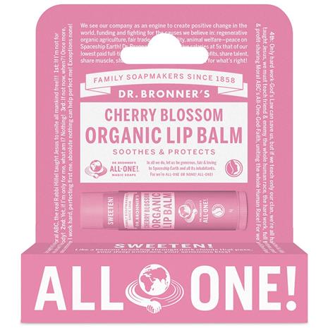 Dr Bronners Cherry Blossom Organic Lip Balm – kuva 6/8