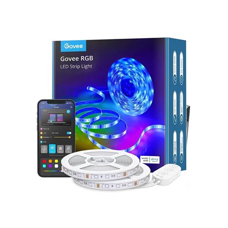 Govee RGB Smart Wi-Fi & Bluetooth LED Strips - 10m