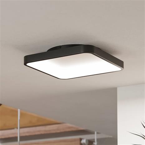 EGLO connect Smart LED-kattovalaisin Loretello-Z, kulmikas, musta