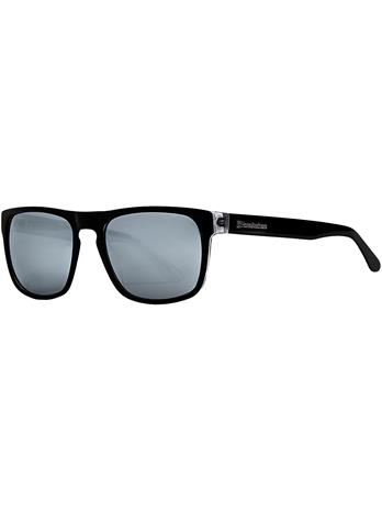 Horsefeathers Keaton Gloss Black Aurinkolasit mirror white