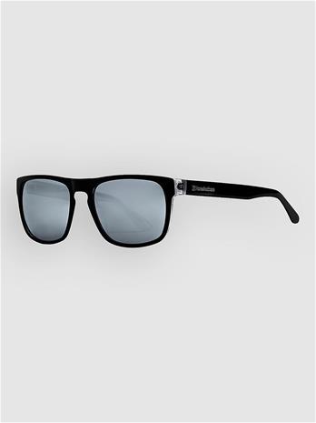 Horsefeathers Keaton Gloss Black Aurinkolasit mirror white