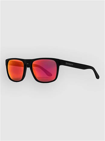 Horsefeathers Keaton Matt Black Aurinkolasit mirror red