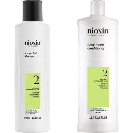 Nioxin System 2 Treatment & Conditioner Set - 1300 ml