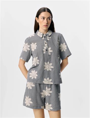 Object Objpenny Re S/S Top Ss E Div - White - 40
