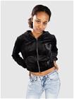 True Religion Crystal Velour Vetoketjullinen Huppari black Naiset