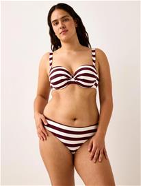 Lindex Balconette Bikini Bra - Burgundy - L