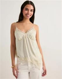 Nelly - Champagne - Sassy Lace Singlet
