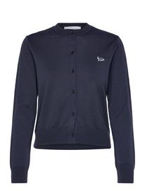 Maison Kitsune Baby Fox Patch Regular Cardigan - Navy - L