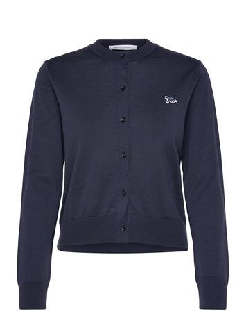 Maison Kitsune Baby Fox Patch Regular Cardigan - Navy - L