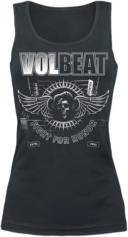 Volbeat - Fight For Honor - Toppi - Naiset - Musta