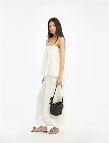 ROTATE Birger Christensen Striped Slip Top - White - 42