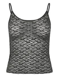 Weekday Lace Top - Black - XL