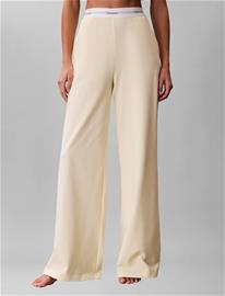 Calvin Klein Logo Jersey Pant - Cream - XL