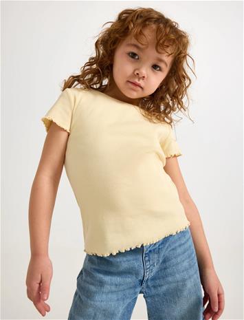 Lindex Ribbed Top - Purple - 140