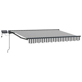 vidaXL Manuaalinen markiisin runko LED-valoilla 2,5 x 2 m