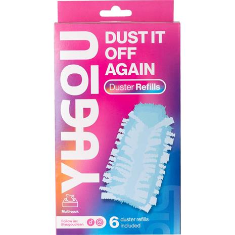 Yugou Dust It Off Again Pölyhuiskan vaihtopää, 6 kpl